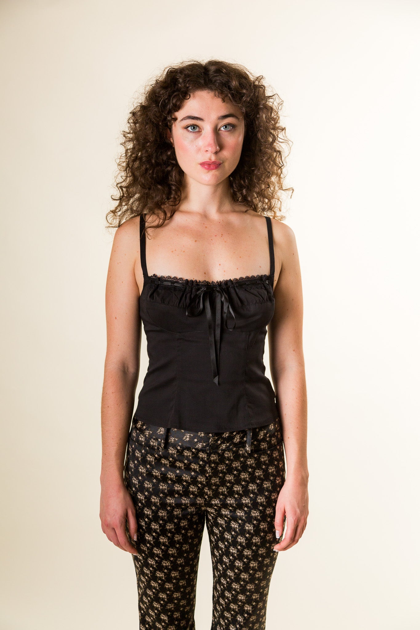 Cotton Corset Noir