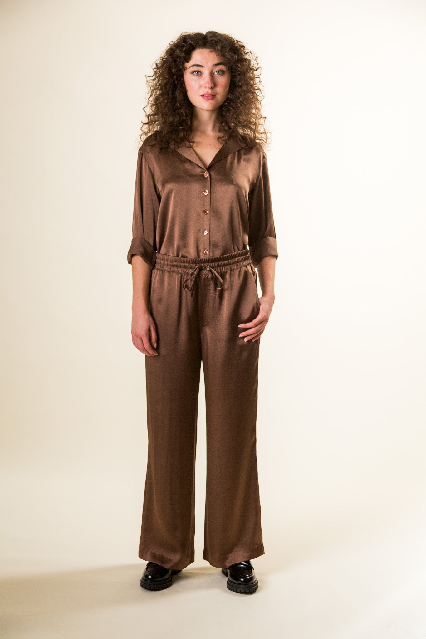 Cafe au Lait Silk Pyjama Pant