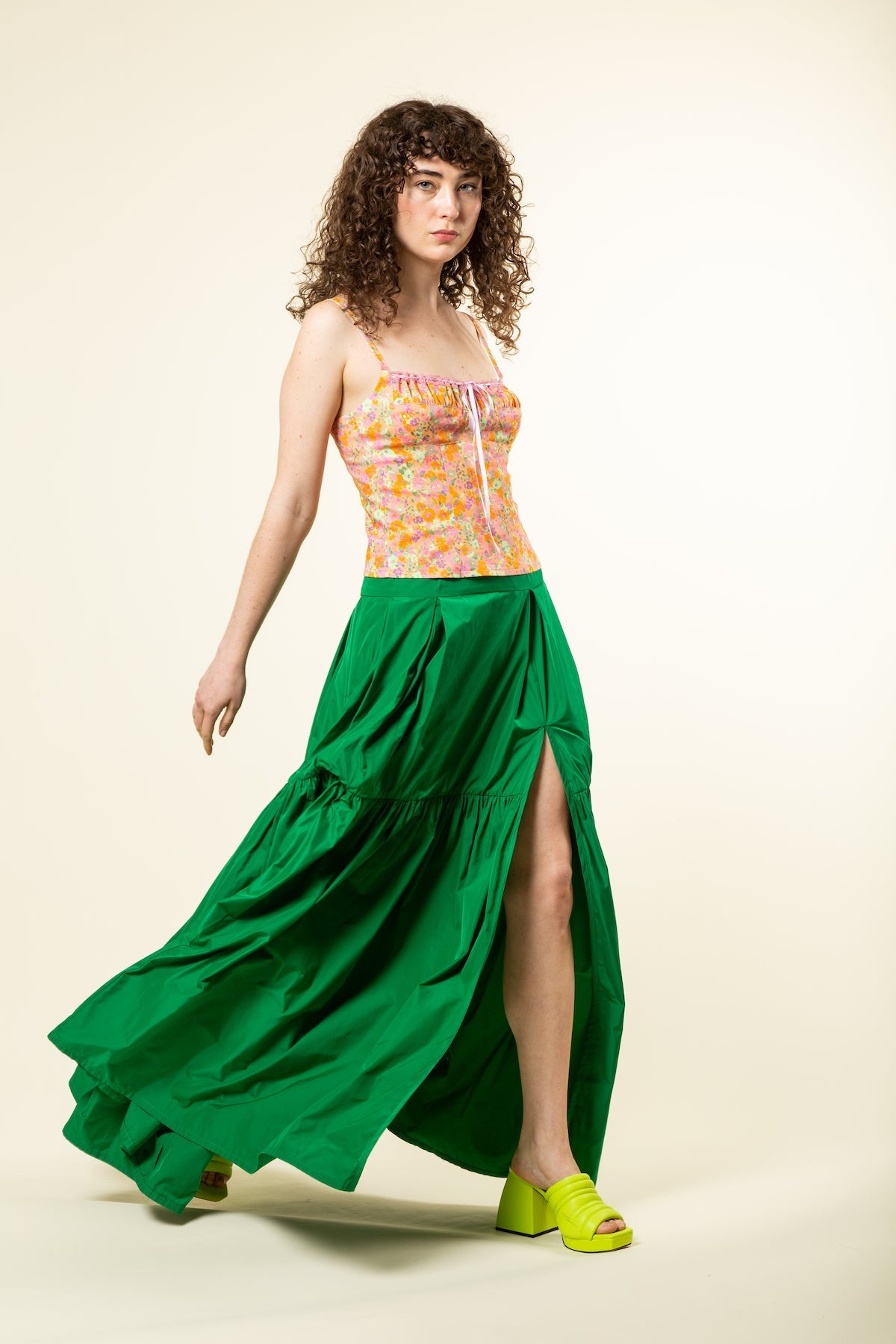 Green Ball Skirt