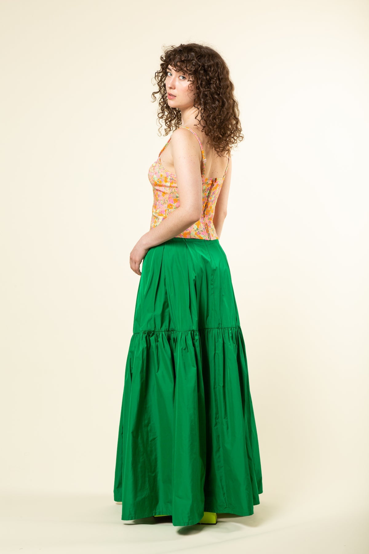 Green Ball Skirt