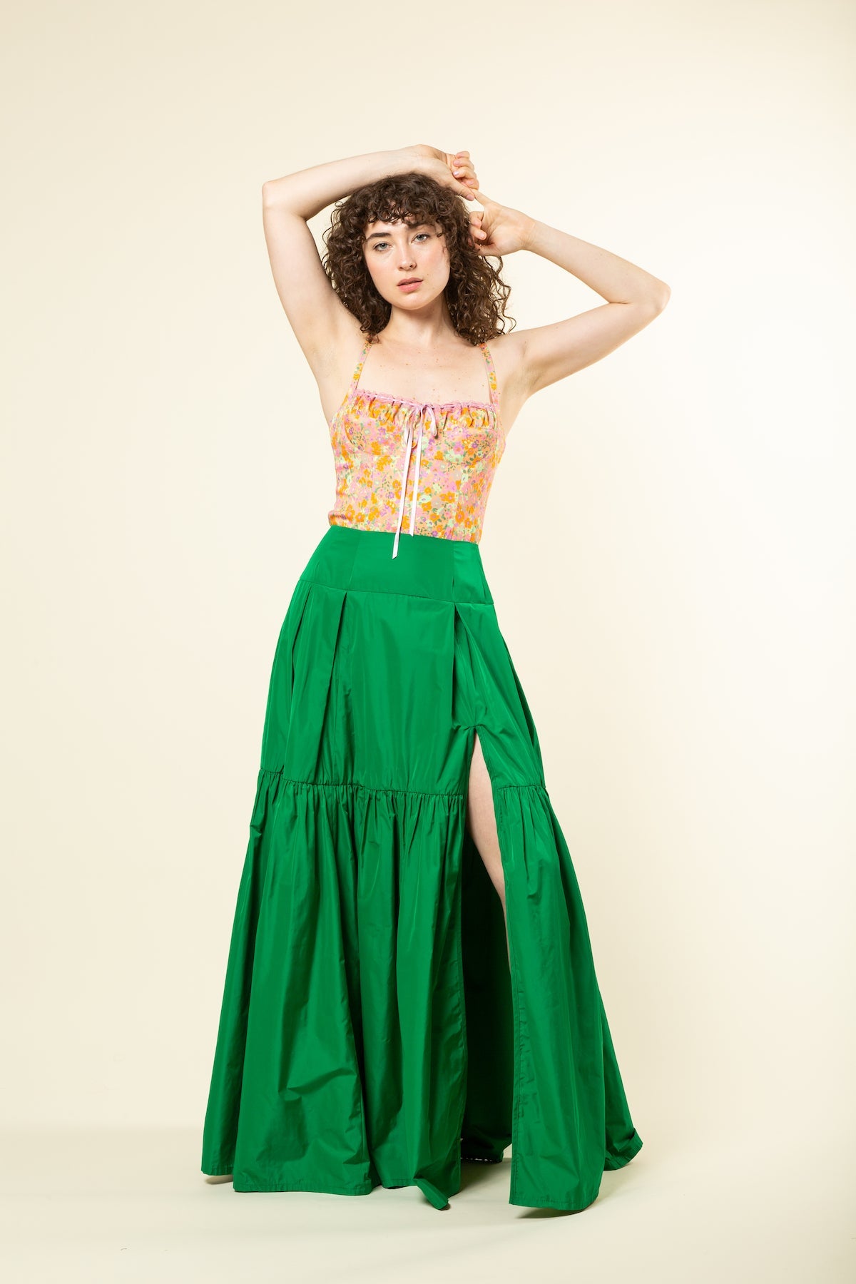 Green Ball Skirt