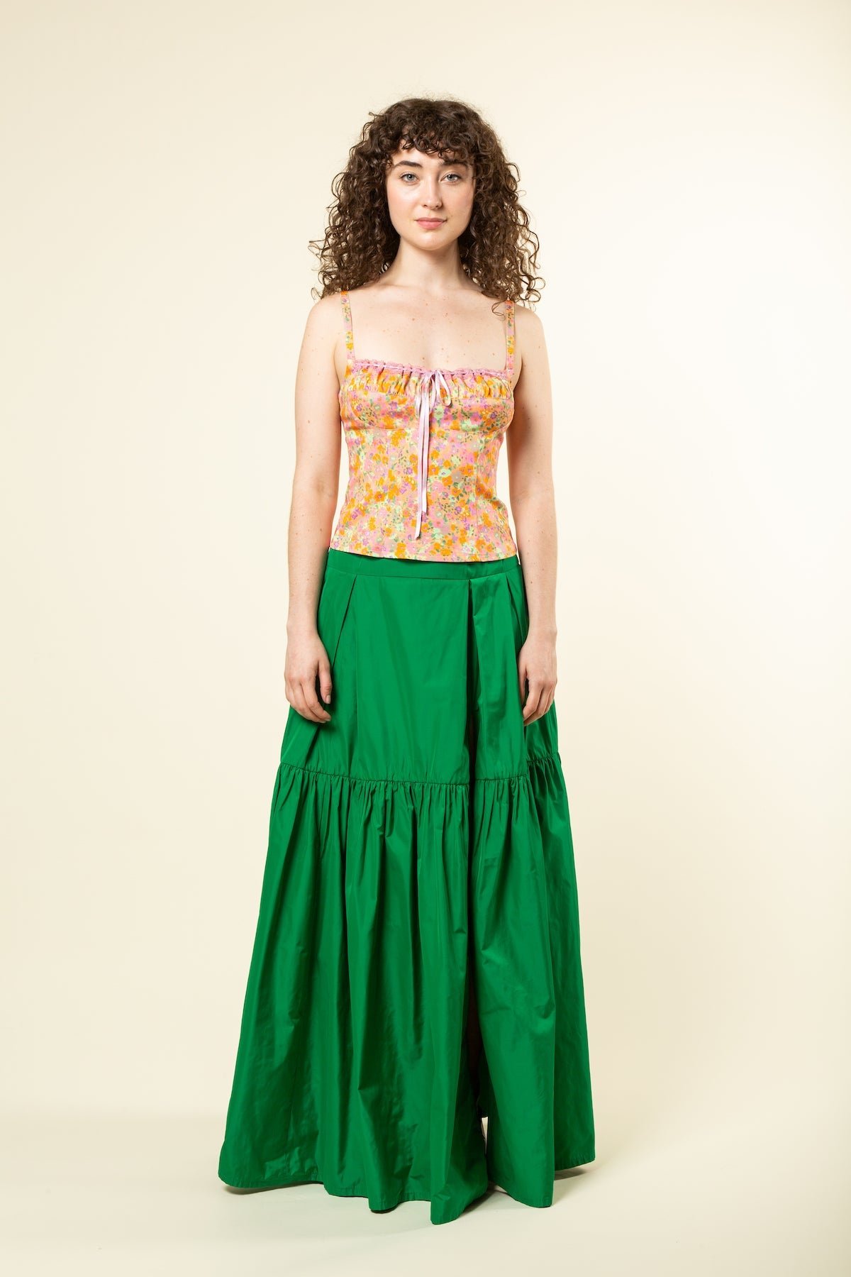 Green Ball Skirt