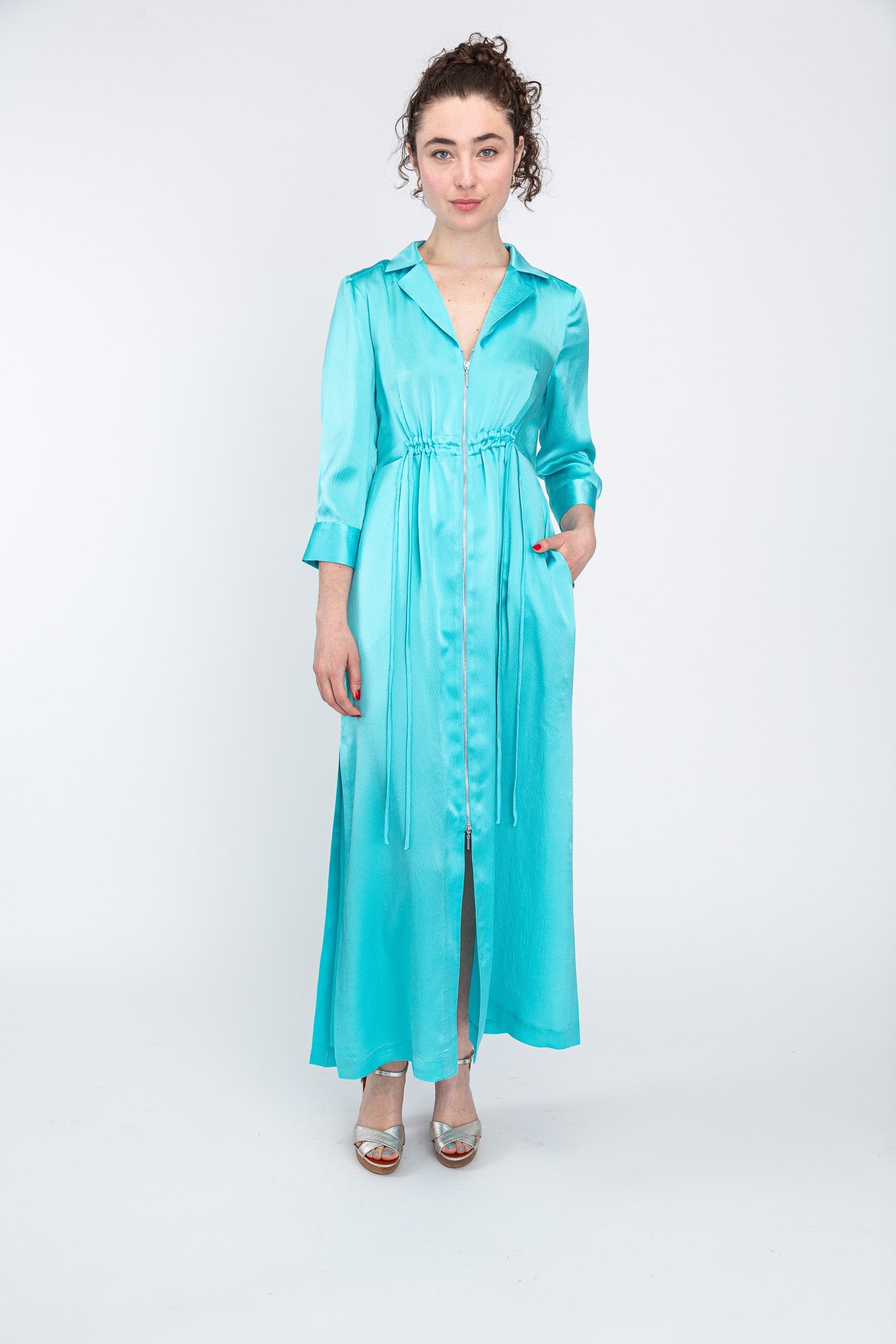 Aqua Baroness Dress