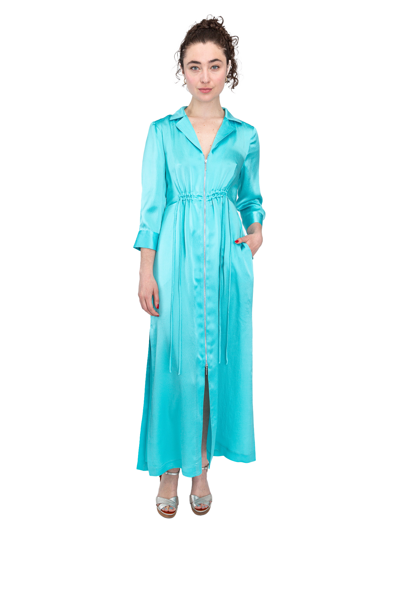 Aqua Baroness Dress