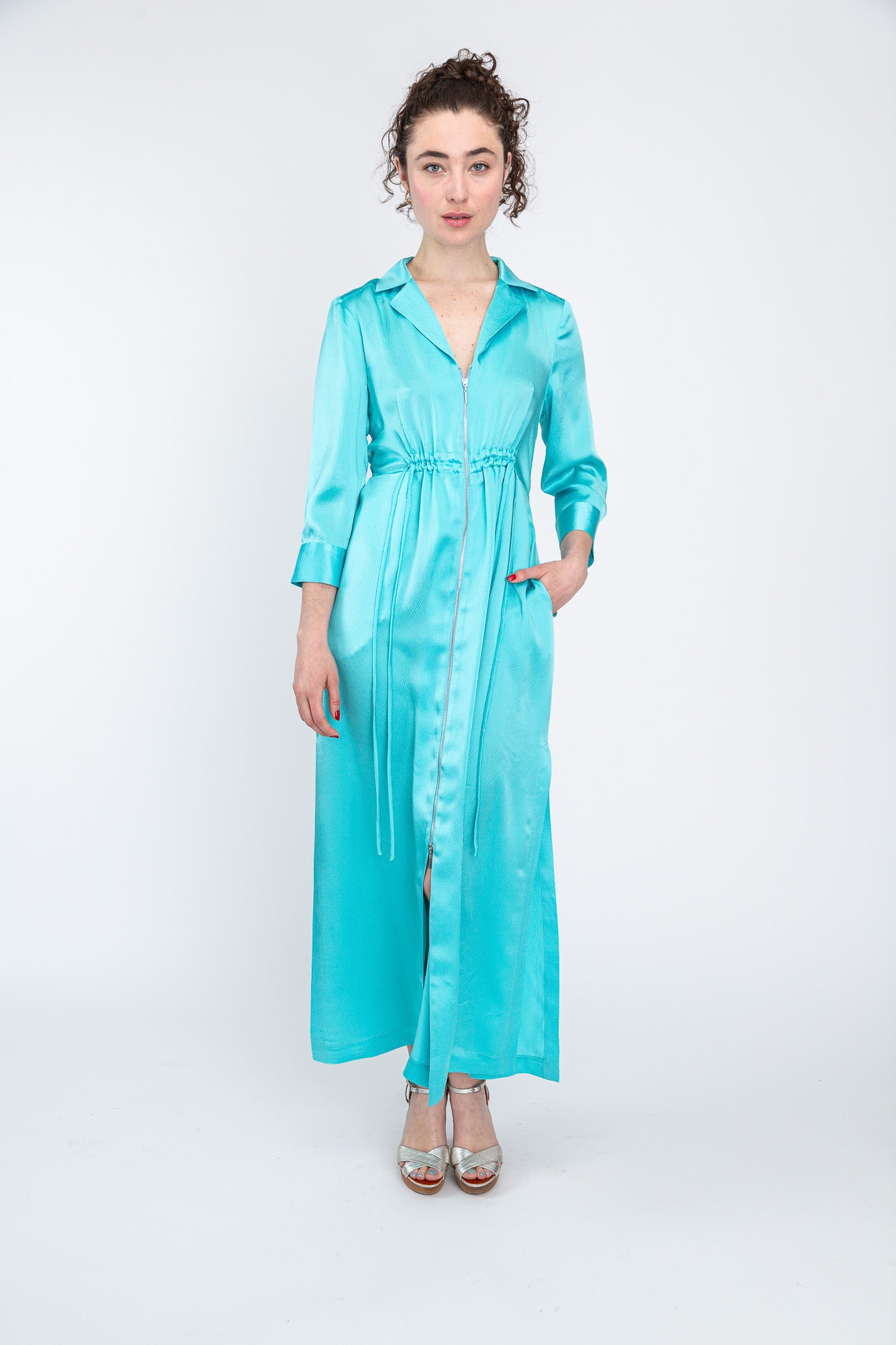 Aqua Baroness Dress