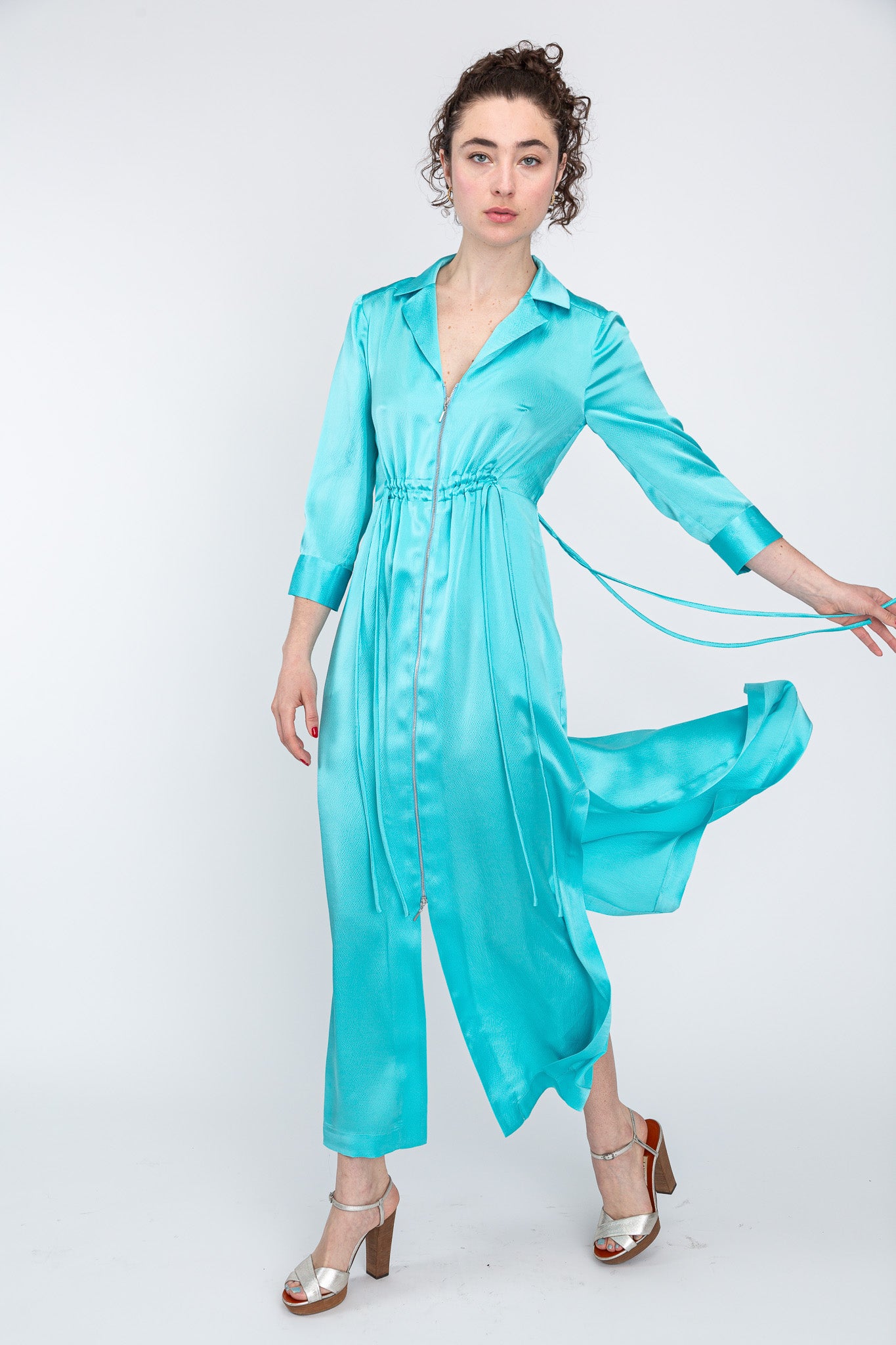 Aqua Baroness Dress