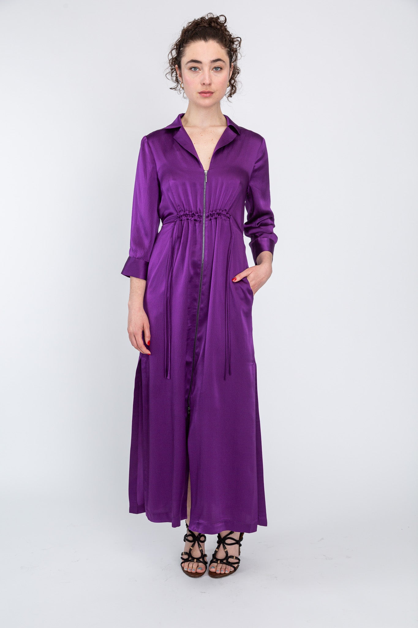 Plum Baroness Dress