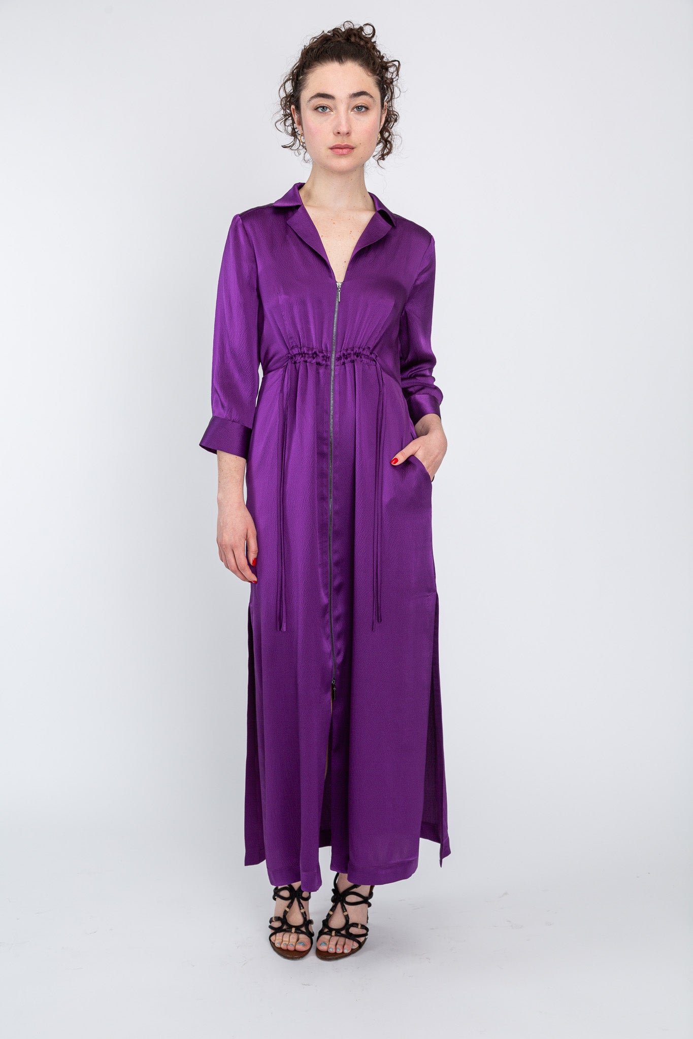 Plum Baroness Dress