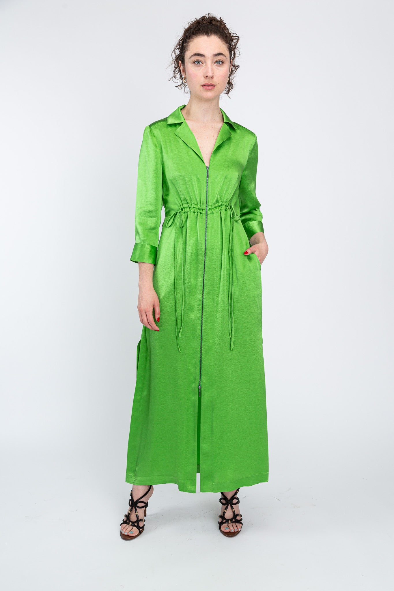 Lime Baroness Dress