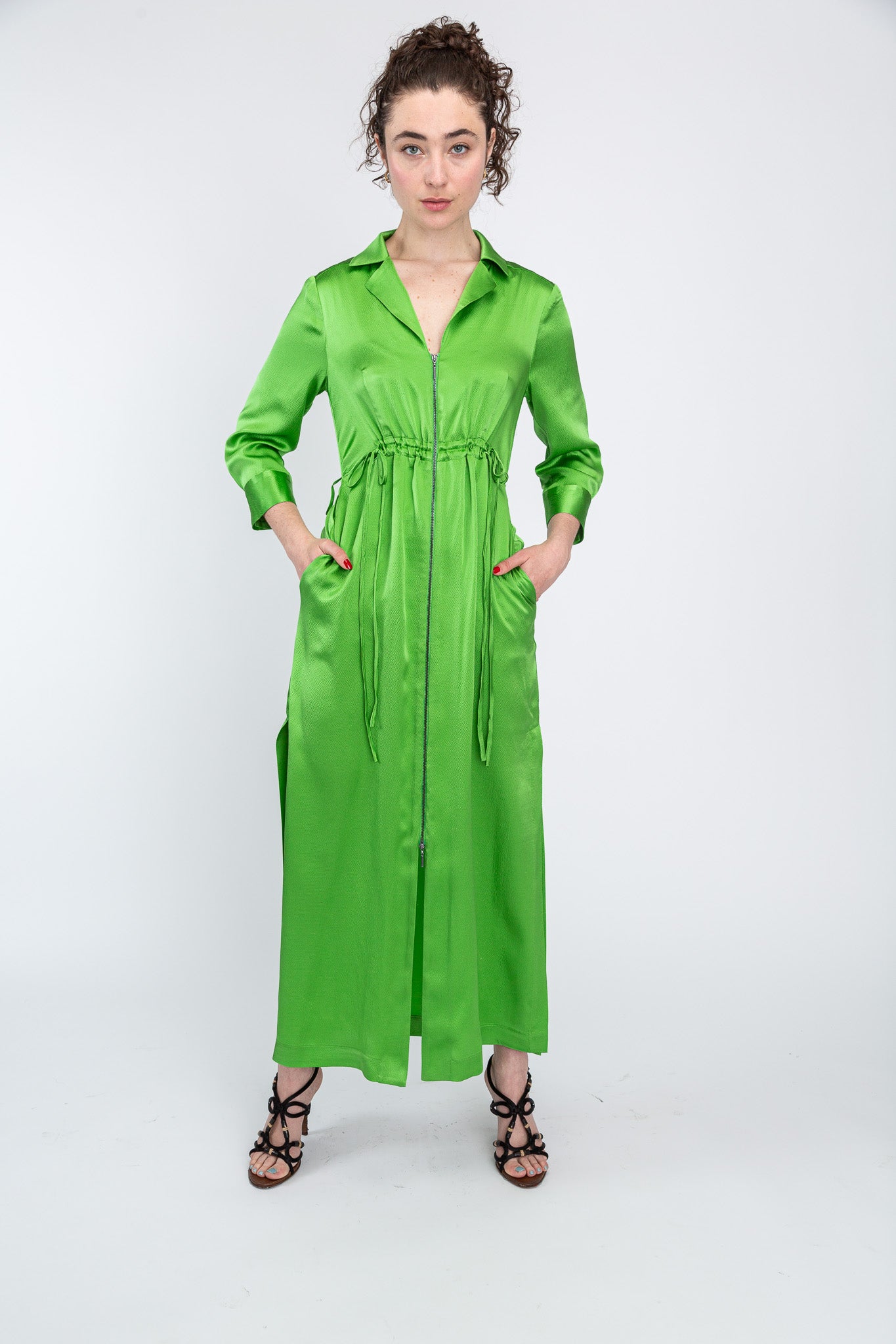 Lime Baroness Dress