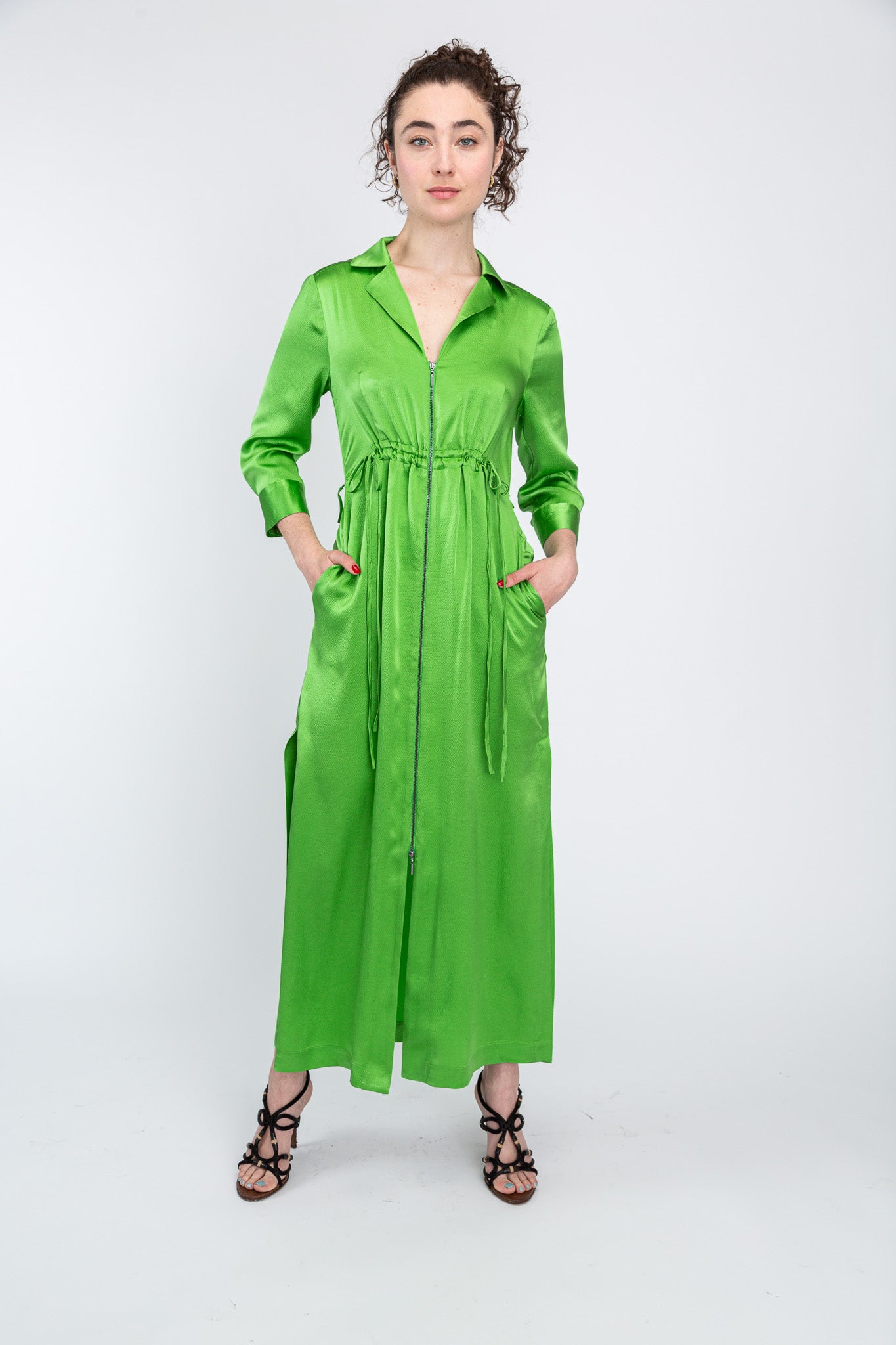 Lime Baroness Dress