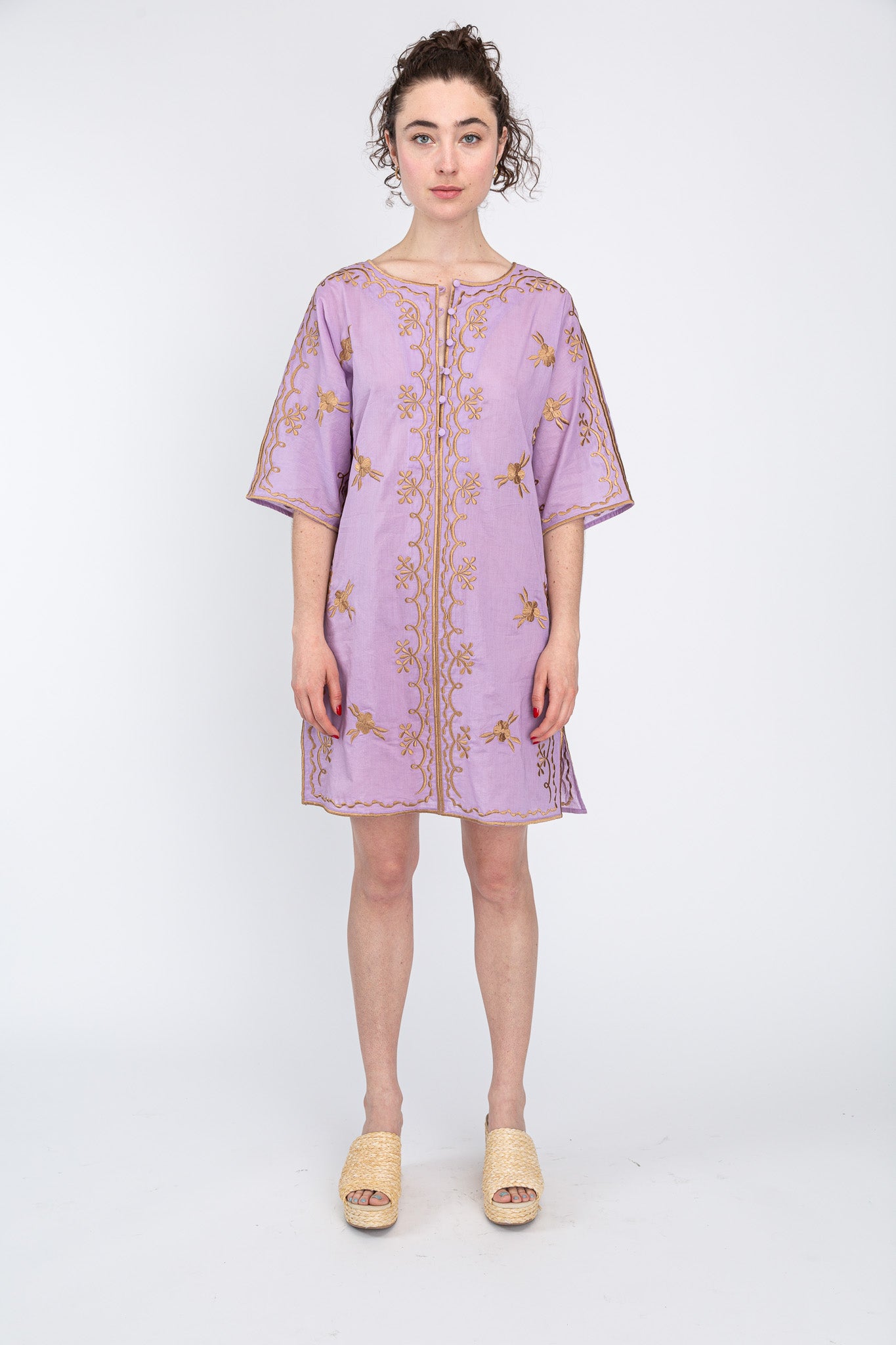 Lilac Mini Caftan