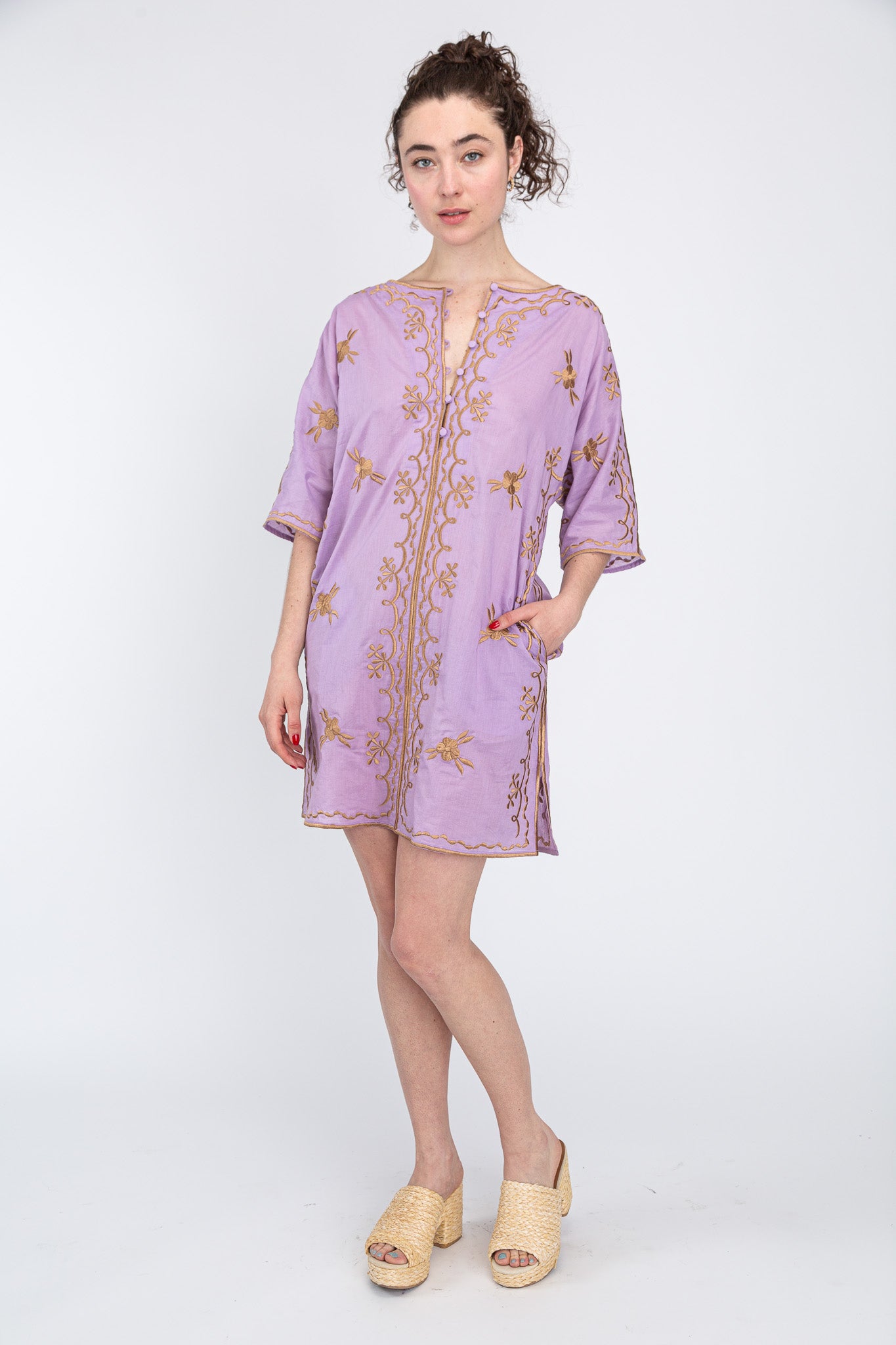 Lilac Mini Caftan