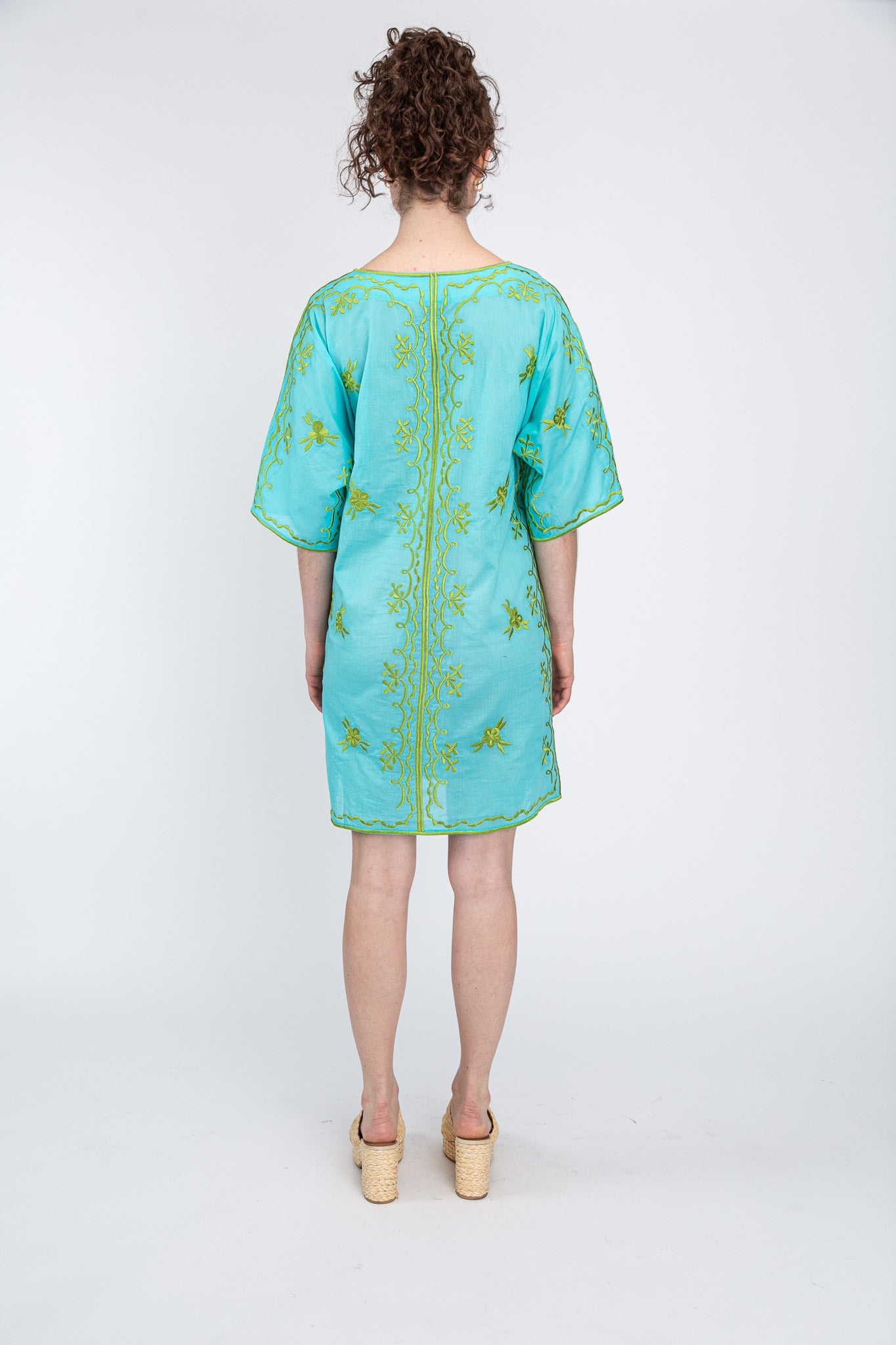 Aqua Mini Caftan