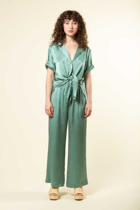 Sage Silk Pyjama Pant