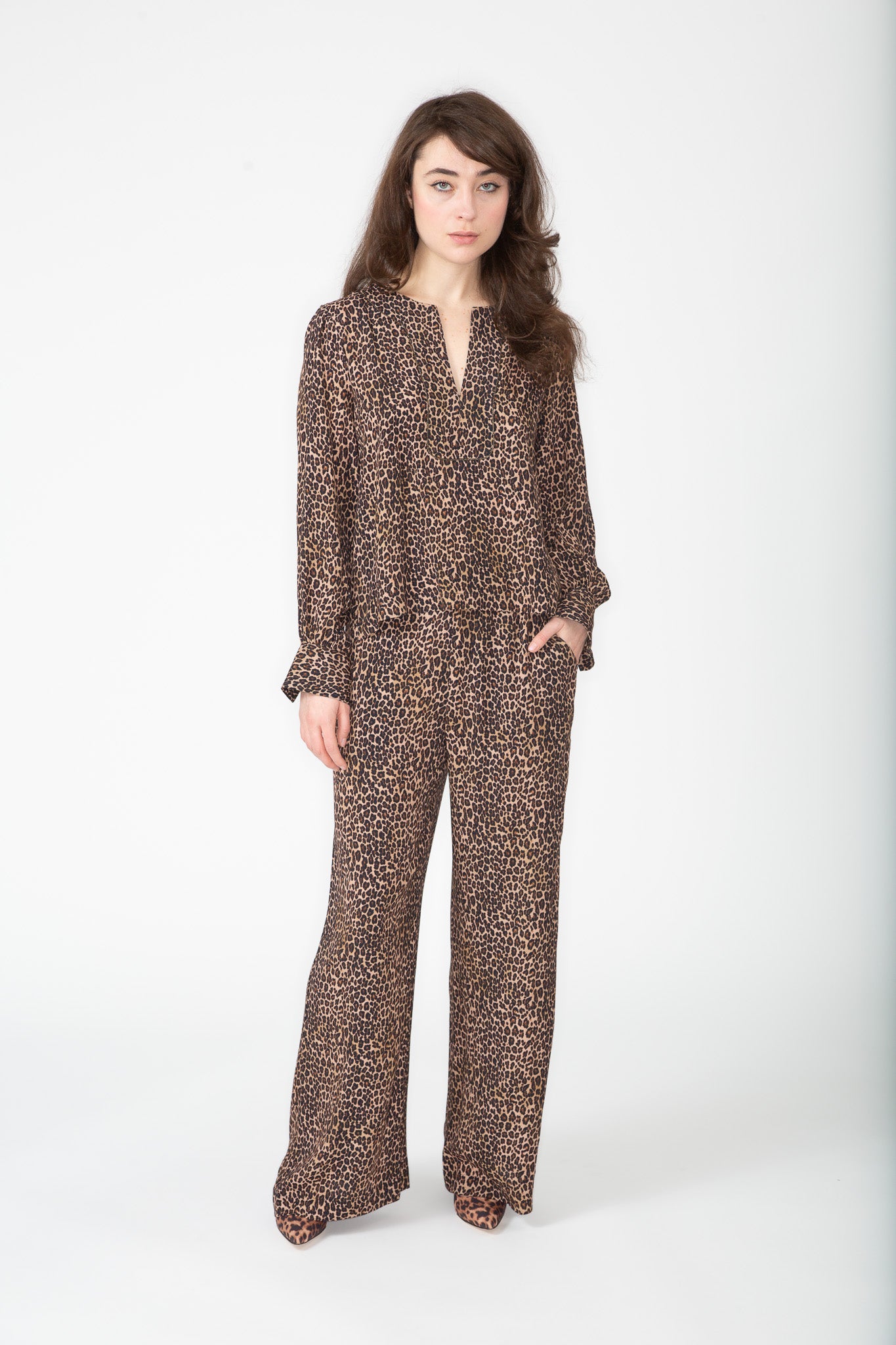 Leopard Palazzo Pant