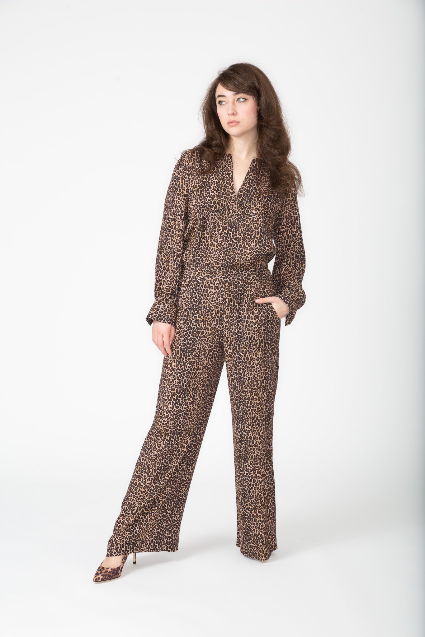 Leopard Palazzo Pant