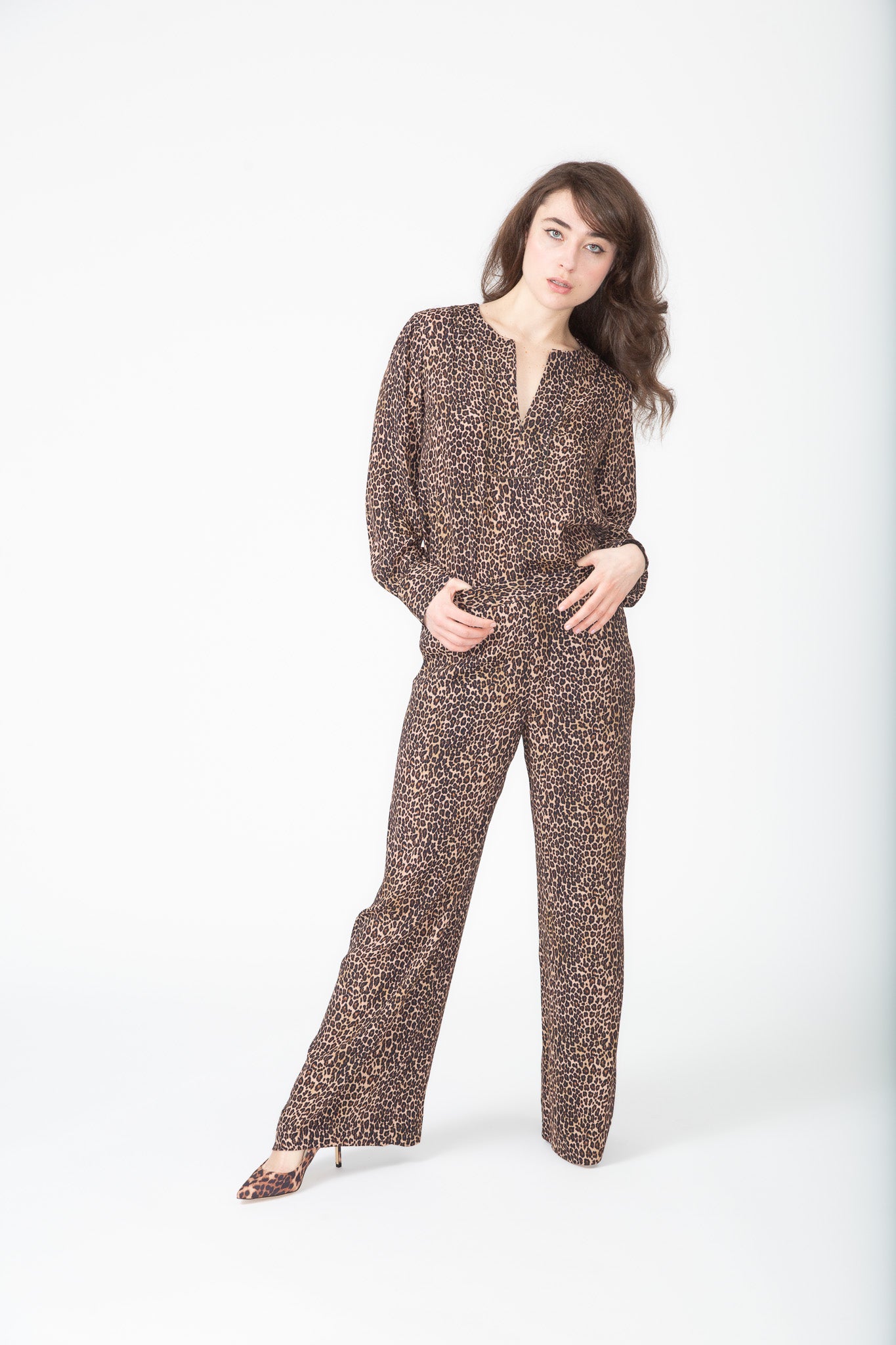 Leopard Palazzo Pant