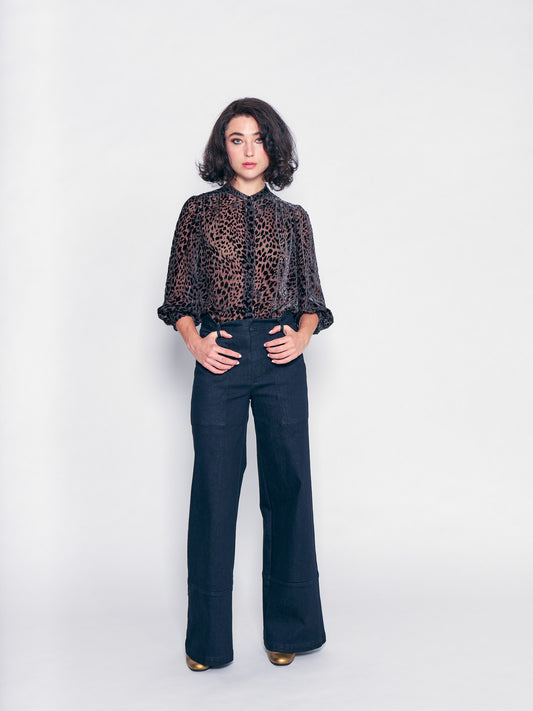 Devore' Velvet Disco Top