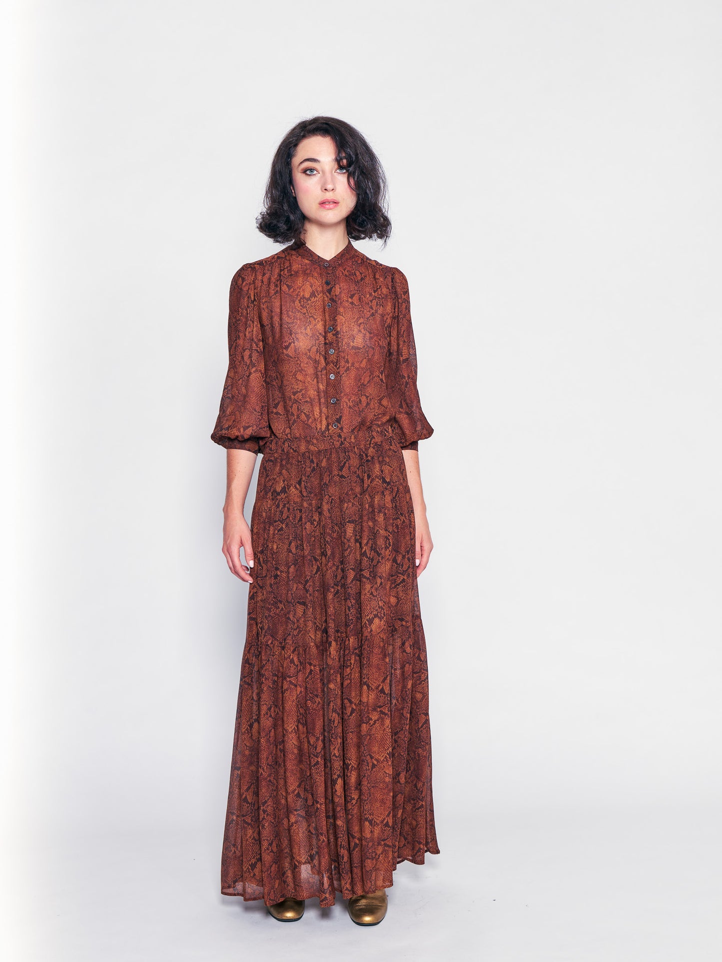 Python Silk Ball Skirt