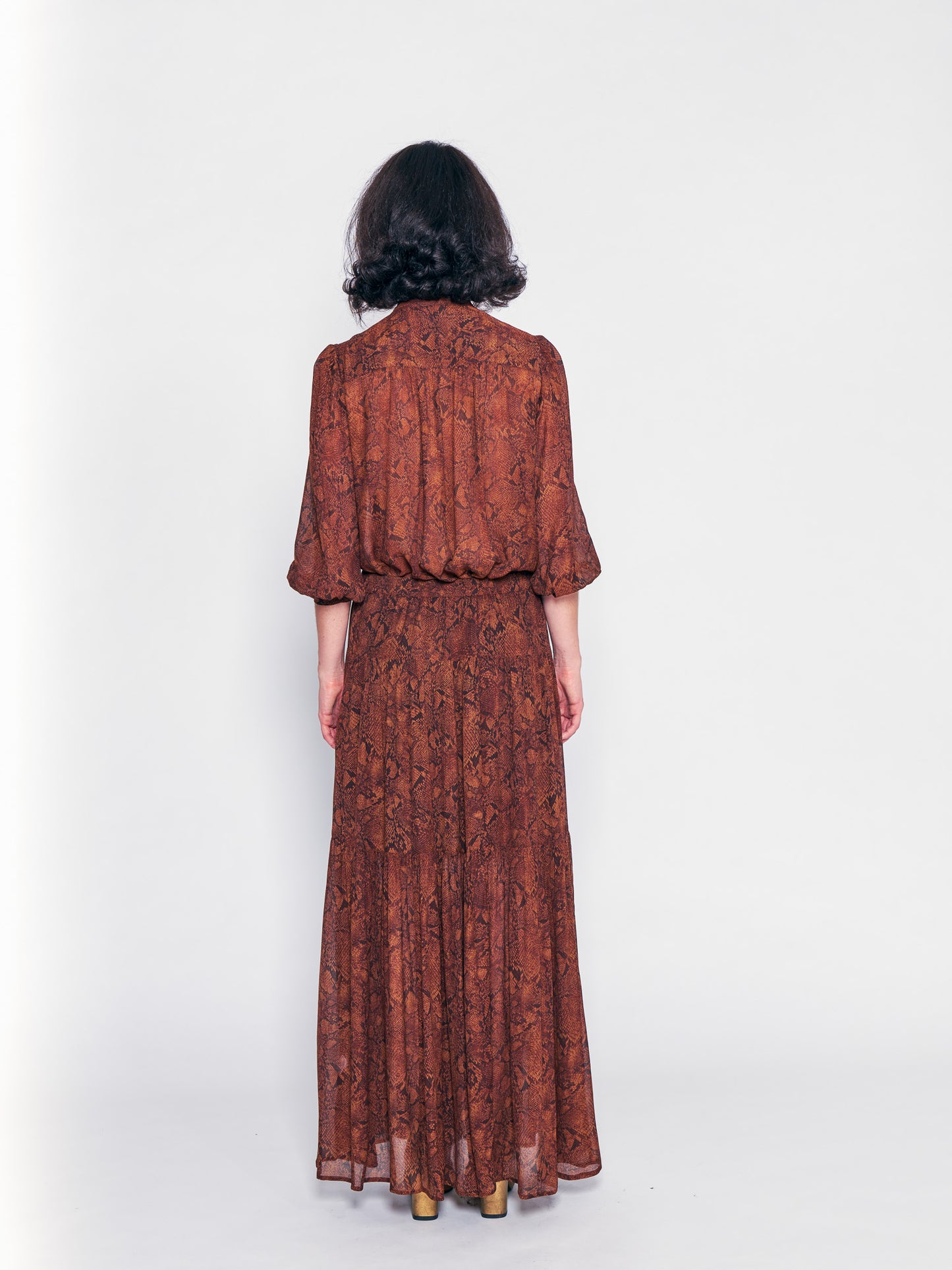 Python Silk Ball Skirt